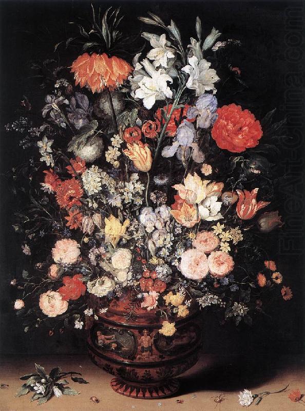 BRUEGHEL, Jan the Elder Flowers in a Vase fg china oil painting image